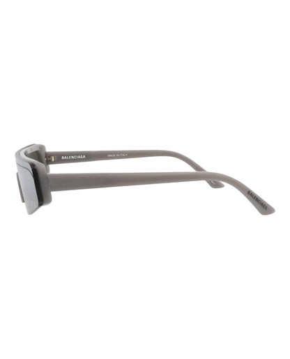 Balenciaga Shield-Frame Recycled Acetate Sunglasses 'Grey/Silver'