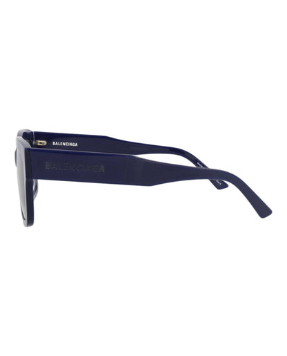 Balenciaga Square-Frame Acetate Sunglasses 'Blue'