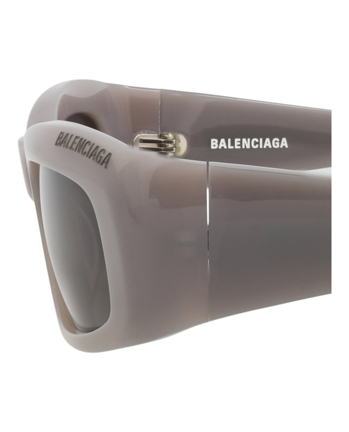Balenciaga Square-Frame Recycled Acetate Sunglasses 'Grey'