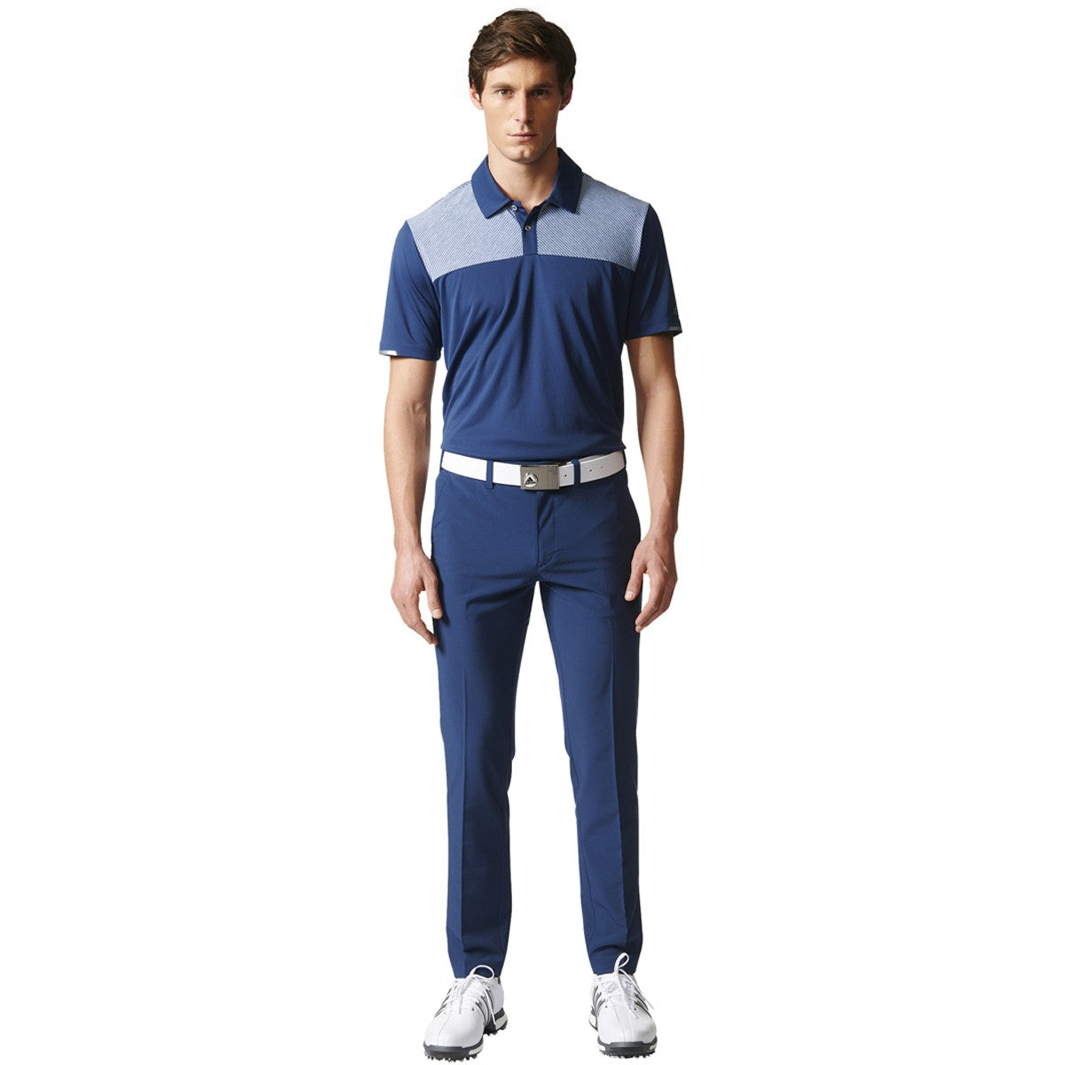 Adidas Climachill Heatherblock Golf Polo Shirt