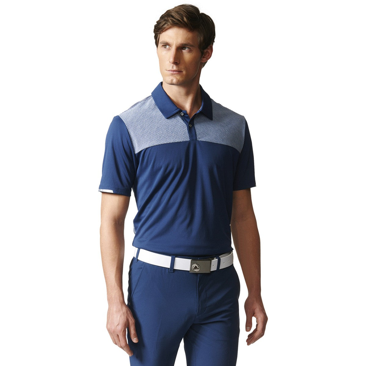 Adidas Climachill Heatherblock Golf Polo Shirt