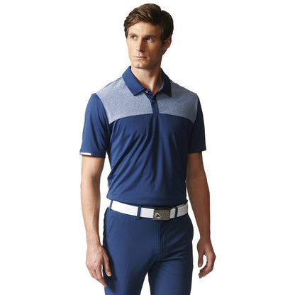 Adidas Climachill Heatherblock Golf Polo Shirt