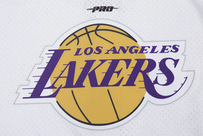 Los Angeles Lakers - NBA Script Tail Men's Mesh Button Down Shirt - Mann