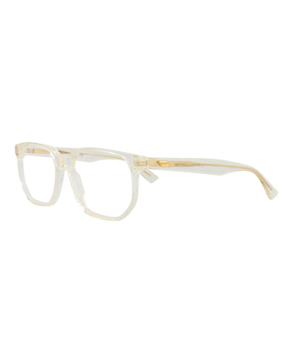 Bottega Veneta Square-Frame Acetate Optical Frames 'Beige'