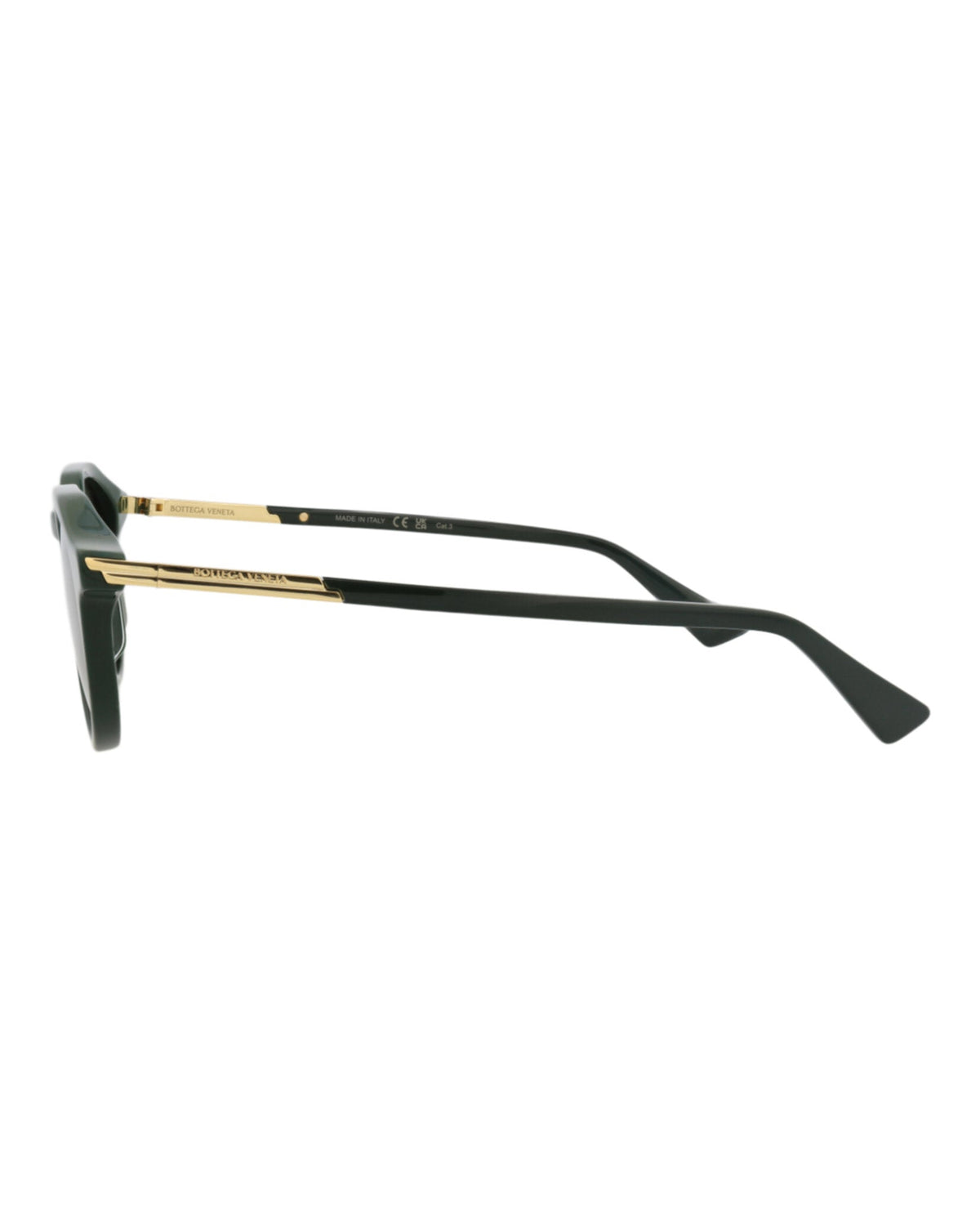 Bottega Veneta Round-Frame Recycled Acetate Sunglasses 'Green'