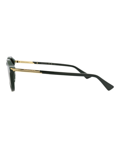 Bottega Veneta Round-Frame Recycled Acetate Sunglasses 'Green'