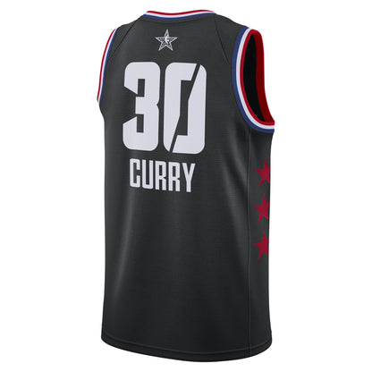 Size M Jordan NBA GS Warriors Stephen Curry 2019 All Star Jersey