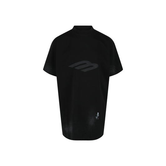 Balenciaga 3B Stencil Vintage T-Shirt