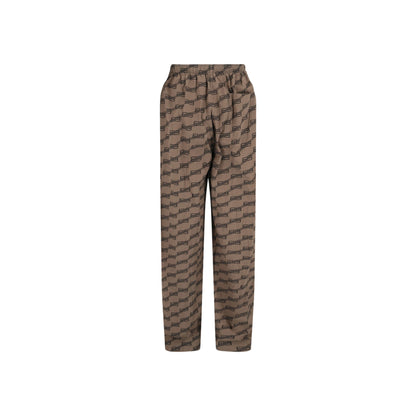 Size 46 Balenciaga BB Monogram Cotton Pajama Pants