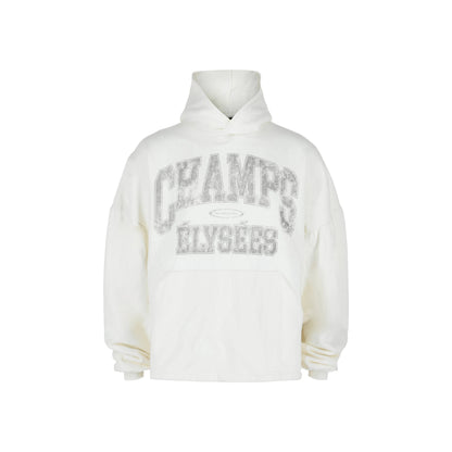 Balenciaga Champs-Élysées Logo Pullover Hoodie