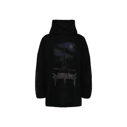 Balenciaga Paris Moon Fleece Hoodie