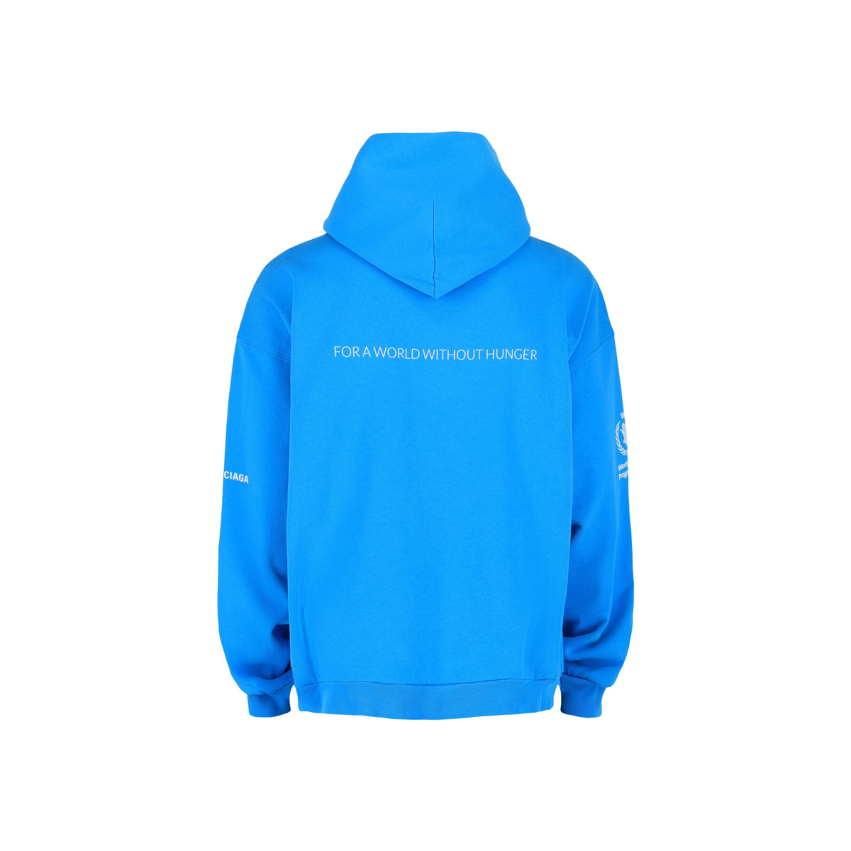 Balenciaga X World Food Programme Graphic Print Hoodie 'Blue'
