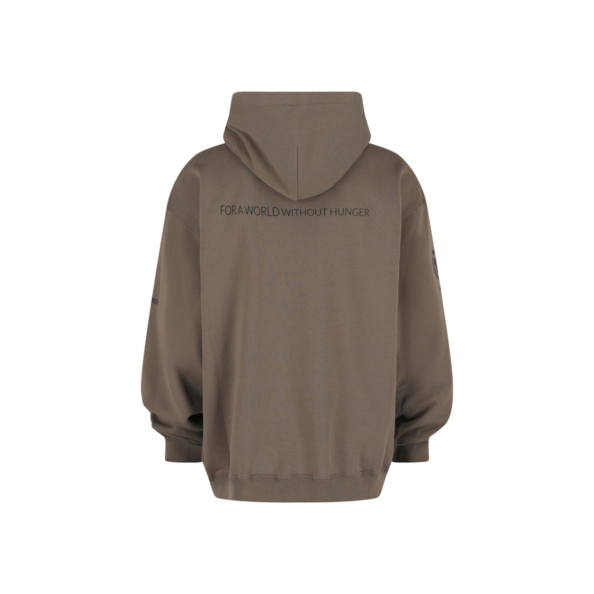 Balenciaga X World Food Programme Graphic Print Hoodie 'Brown'