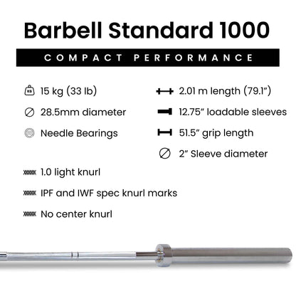 Barbell Standard - Barbell & Weight Set Bundle Builder - Mann