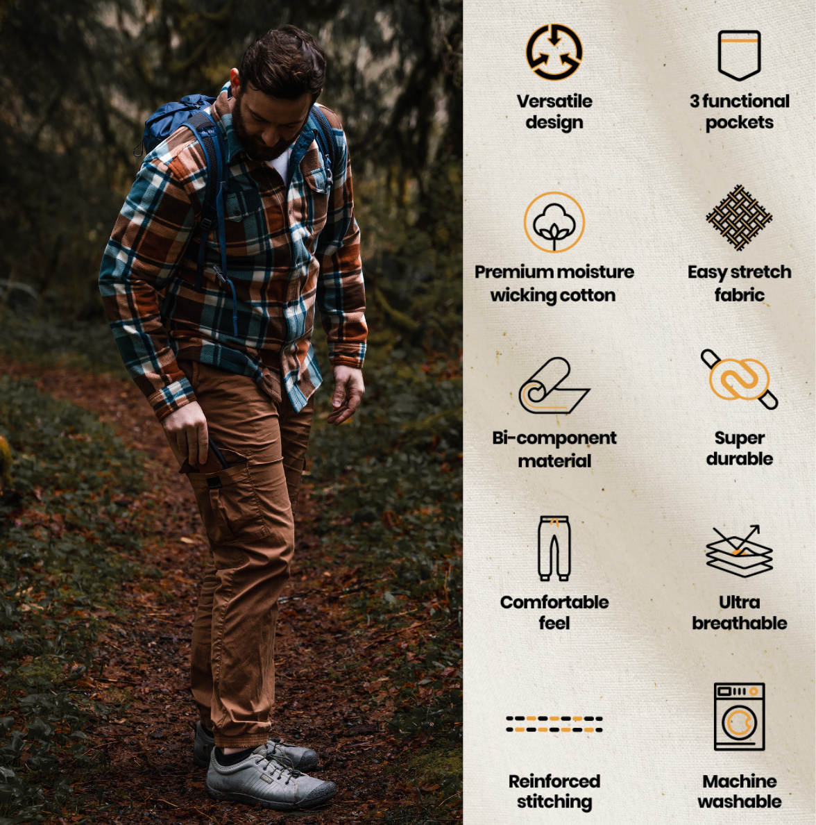 WDO Cargo Stretch Jogger Pants