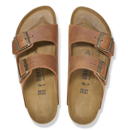 Birkenstock Arizona Oiled Leather 'Cognac'