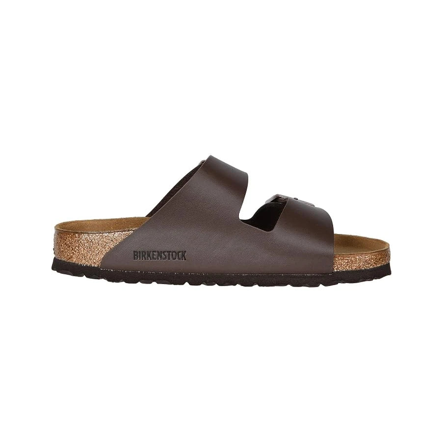 Birkenstock Arizona Leather Soft Footbed 'Dark Brown'