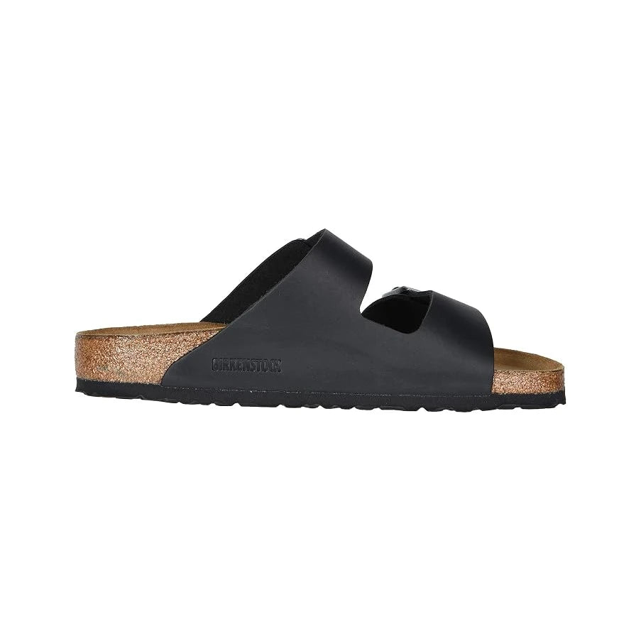 Birkenstock Arizona Oiled Leather Soft Footbed 'Black'
