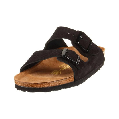 Birkenstock Arizona Suede Soft Footbed 'Black'