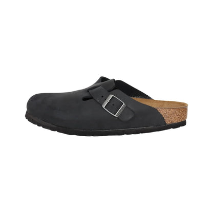 Birkenstock Boston Leather 'Black'