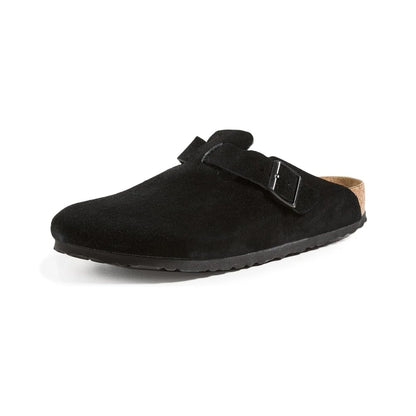 Birkenstock Boston Suede 'Black'