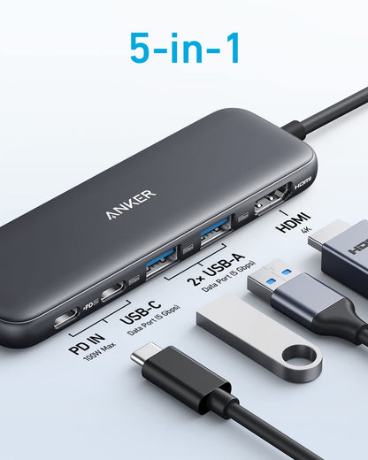 Anker 332 USB-C Hub (5-in-1) - Mann