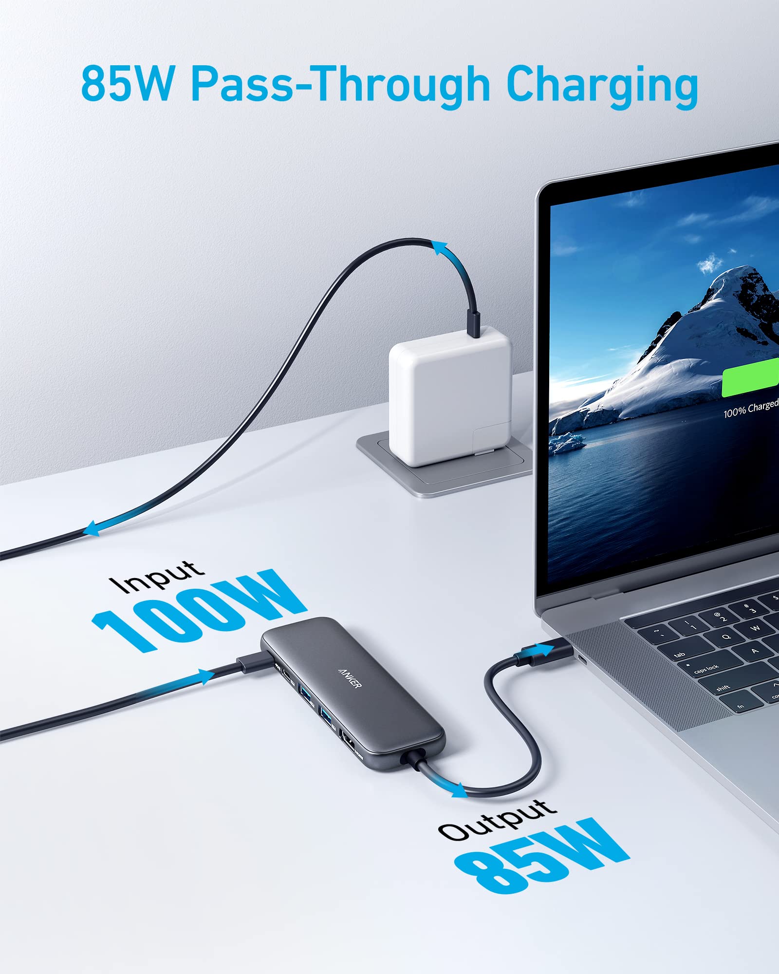 Refurbished Anker 332 USB-C Hub (5-in-1) - Mann