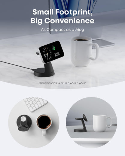 Anker MagGo Wireless Charging Station (3-in-1, Dock Stand) - Mann