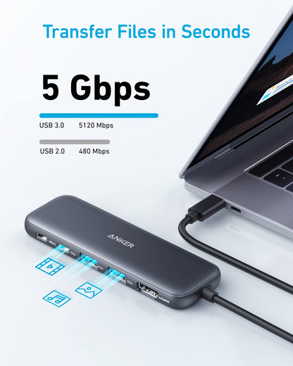 Anker 332 USB-C Hub (5-in-1) - Mann