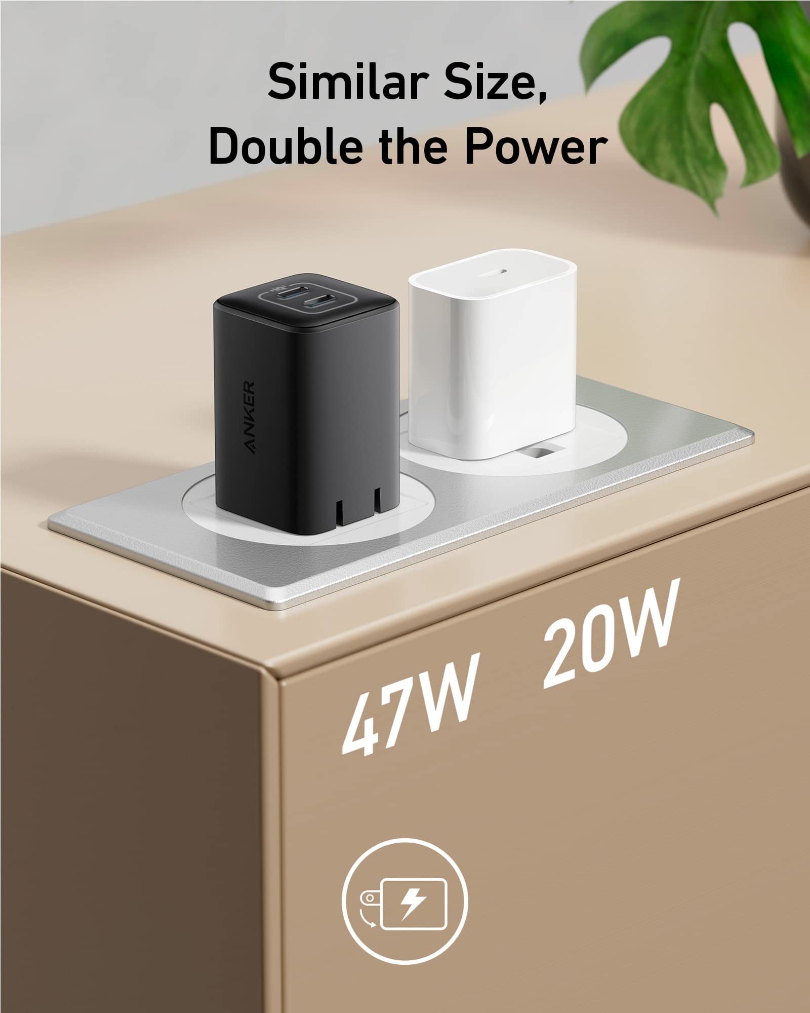 Anker 523 Charger (Nano 3, 47W) - Mann