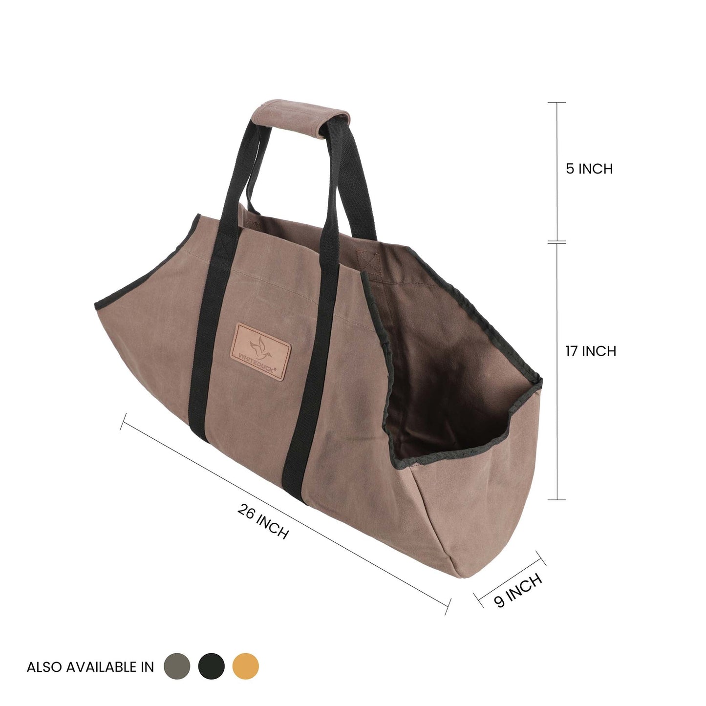 WDO Boat Shape Canvas Firewood Log Carriers