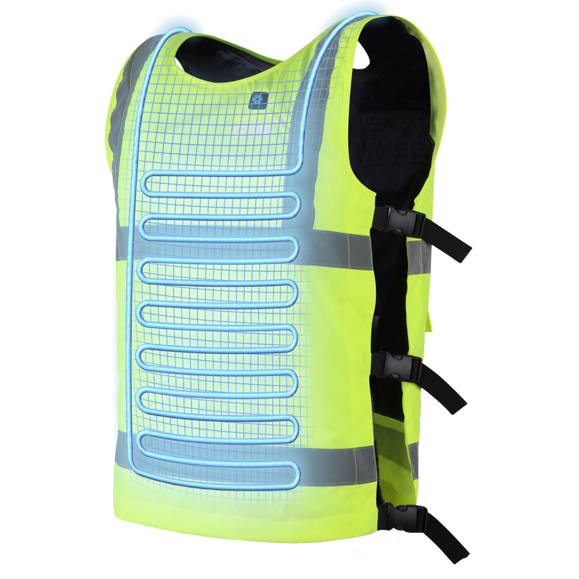 Gobi Heat Breeze II Unisex High-Vis Cooling Vest - Mann