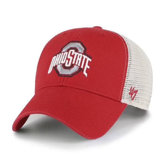 Ohio State Buckeyes - Red Flagship Wash MVP Hat, 47 Brand - Mann