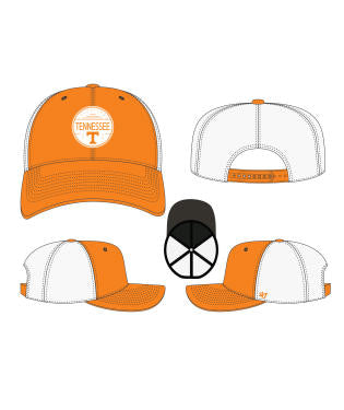 Tennessee Volunteers - Vibrant Orange Trucker Midland Hat, 47 Brand - Mann