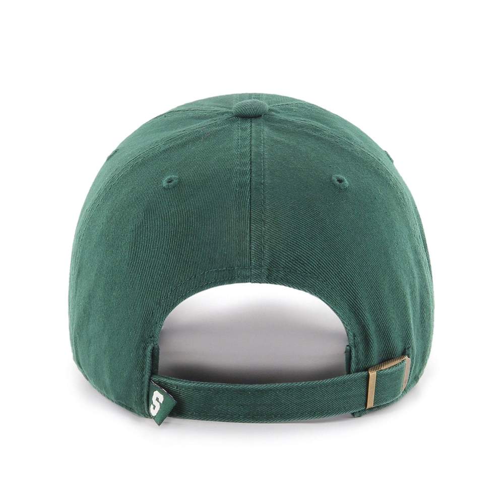 Michigan State Spartans - Dark Green Clean Up Hat, 47 Brand - Mann