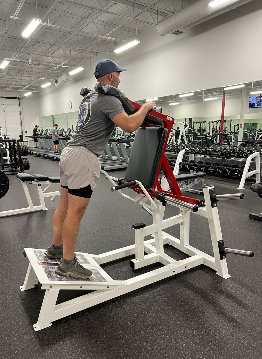 SFE Plate Loaded Power Squat & Hack Squat (V-Squat) Machine