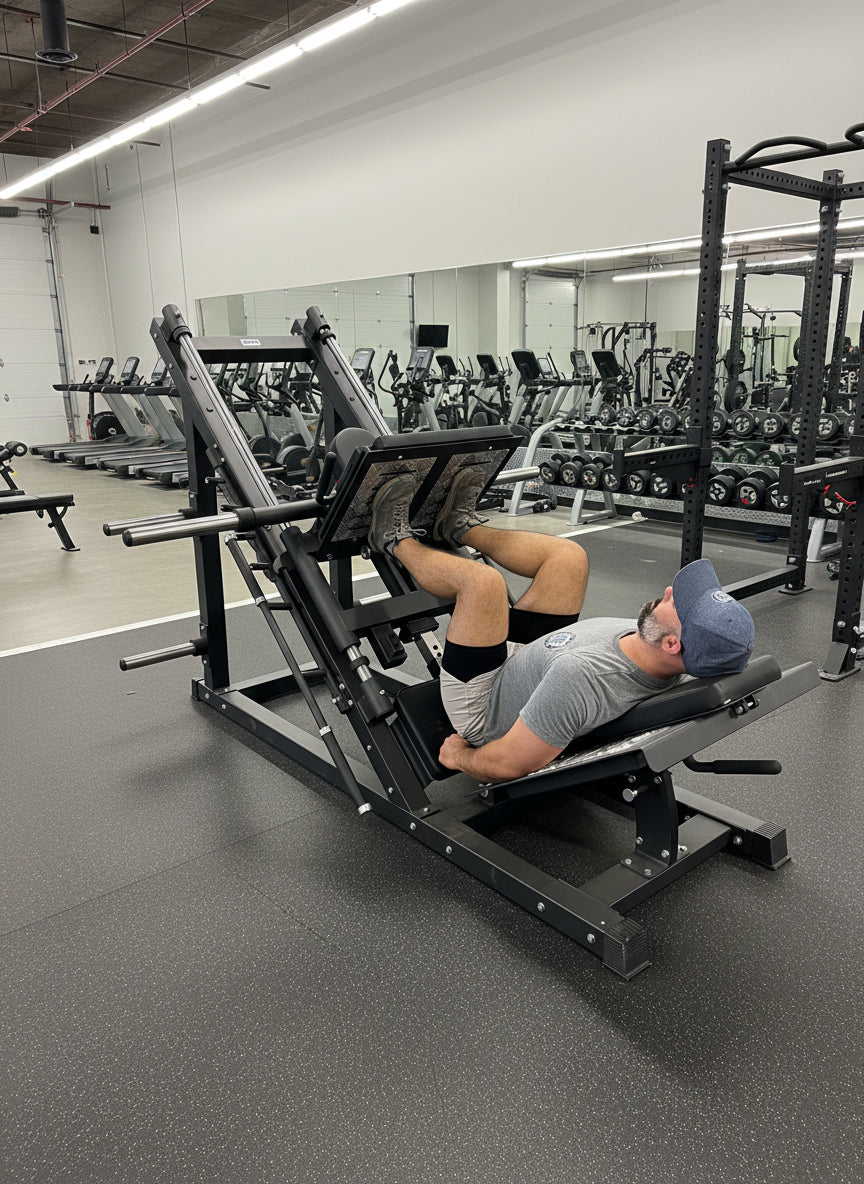 SFE Plate Loaded 45° Leg Press & Hack Squat Machine