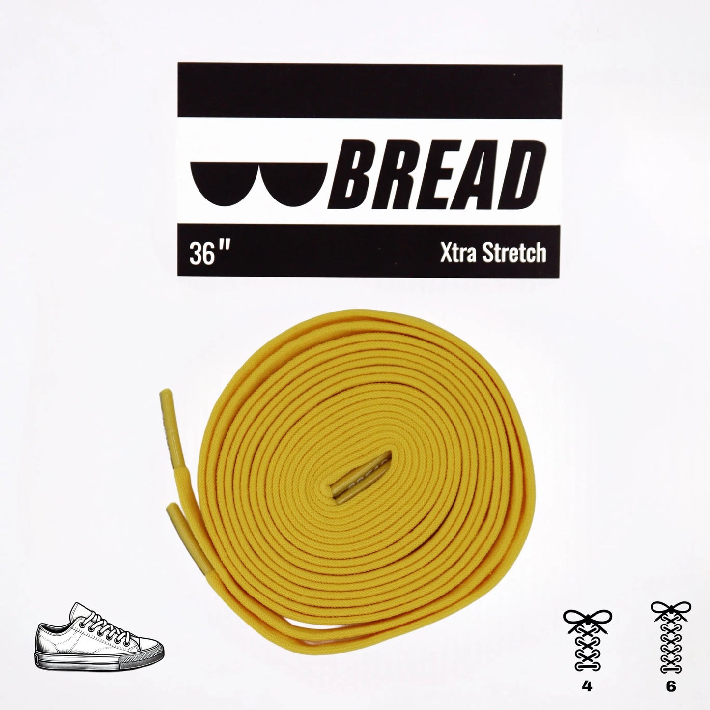 BREAD Laces 'Corona Yellow'