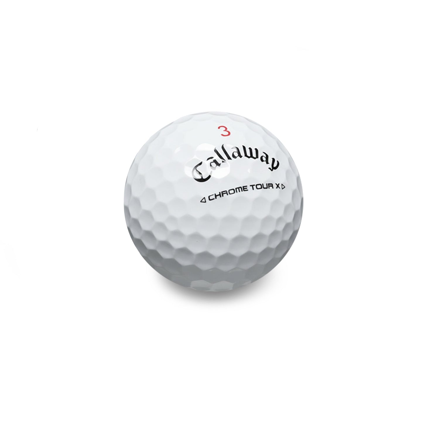 Callaway Mint/Near Mint Chrome Tour X Triple Track Golf Balls - 1 Dozen