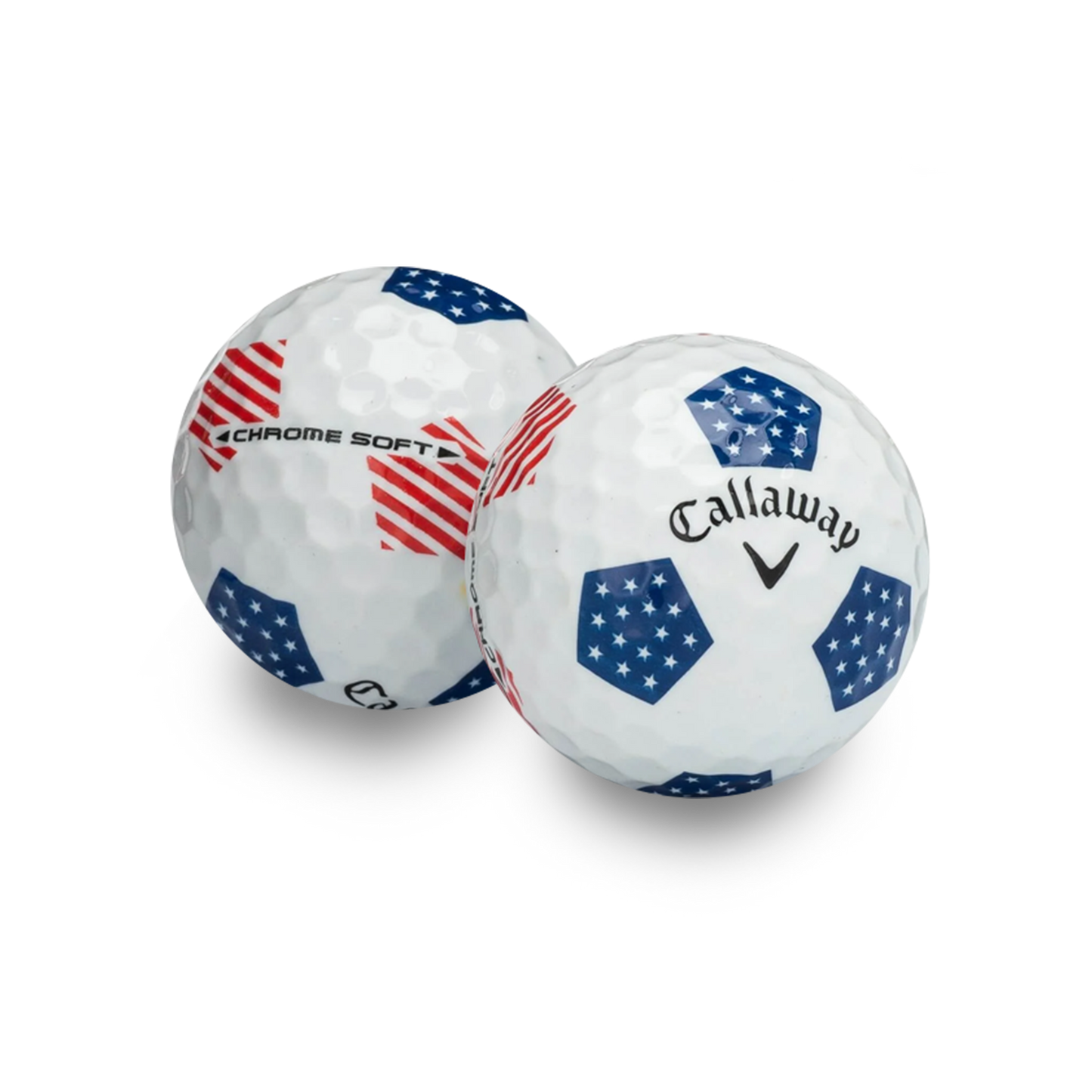Callaway Mint/Near Mint Chromesoft Truvis Team USA Golf Balls - 1 Dozen