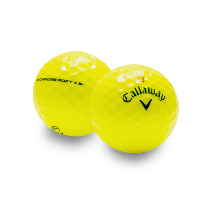 Used Callaway Chromesoft X Tour Mix Golf Balls - 1 Dozen