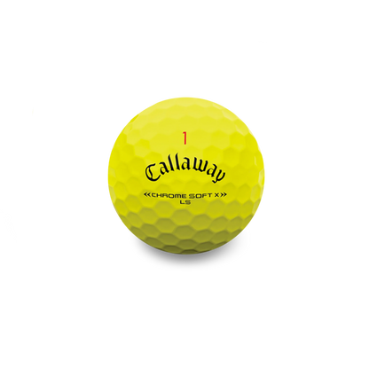 Used Callaway Chrome Soft X LS Triple Track Golf Balls - 1 Dozen