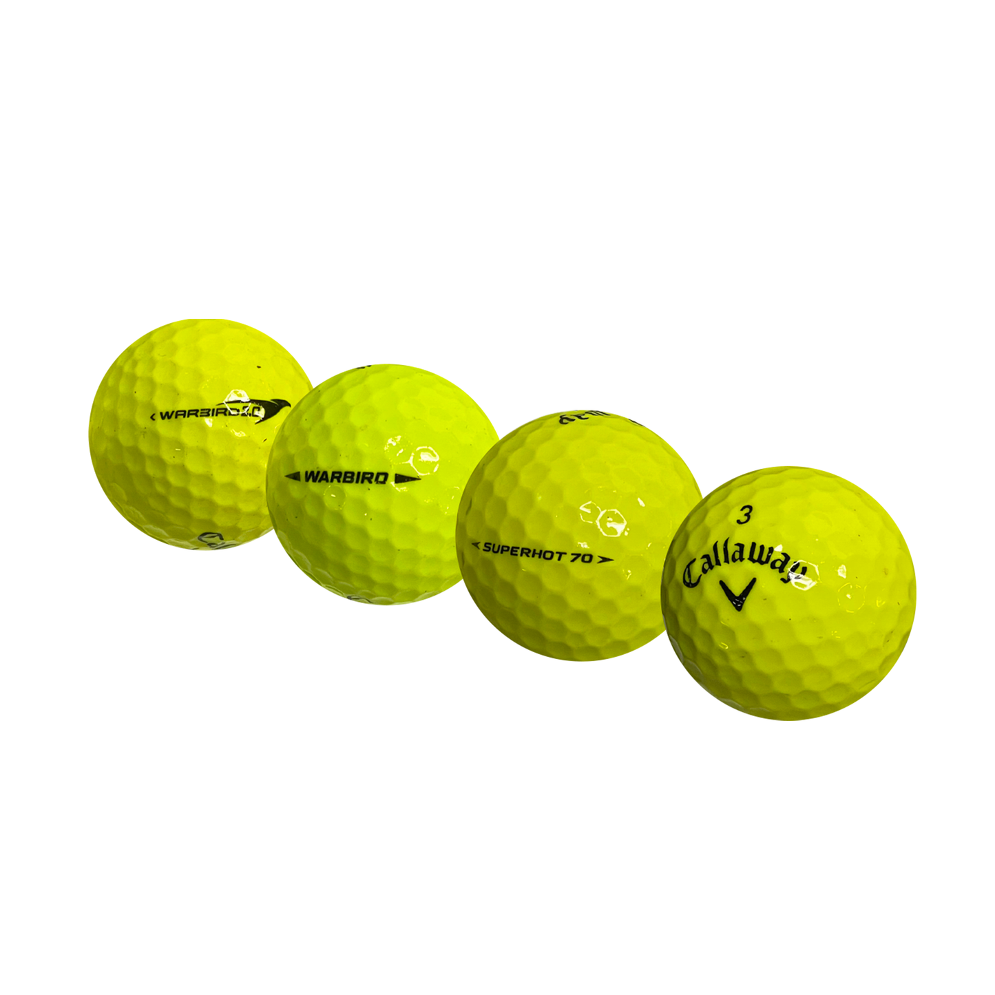 Callaway Mint Yellow Mix Golf Balls - 1 Dozen