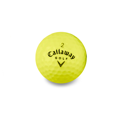 Callaway Mint Yellow Mix Golf Balls - 1 Dozen