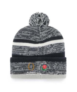 Michigan Wolverines - Navy CFP Bowl ID Northward Cuff Knit Beanie with Pom, 47 Brand - Mann