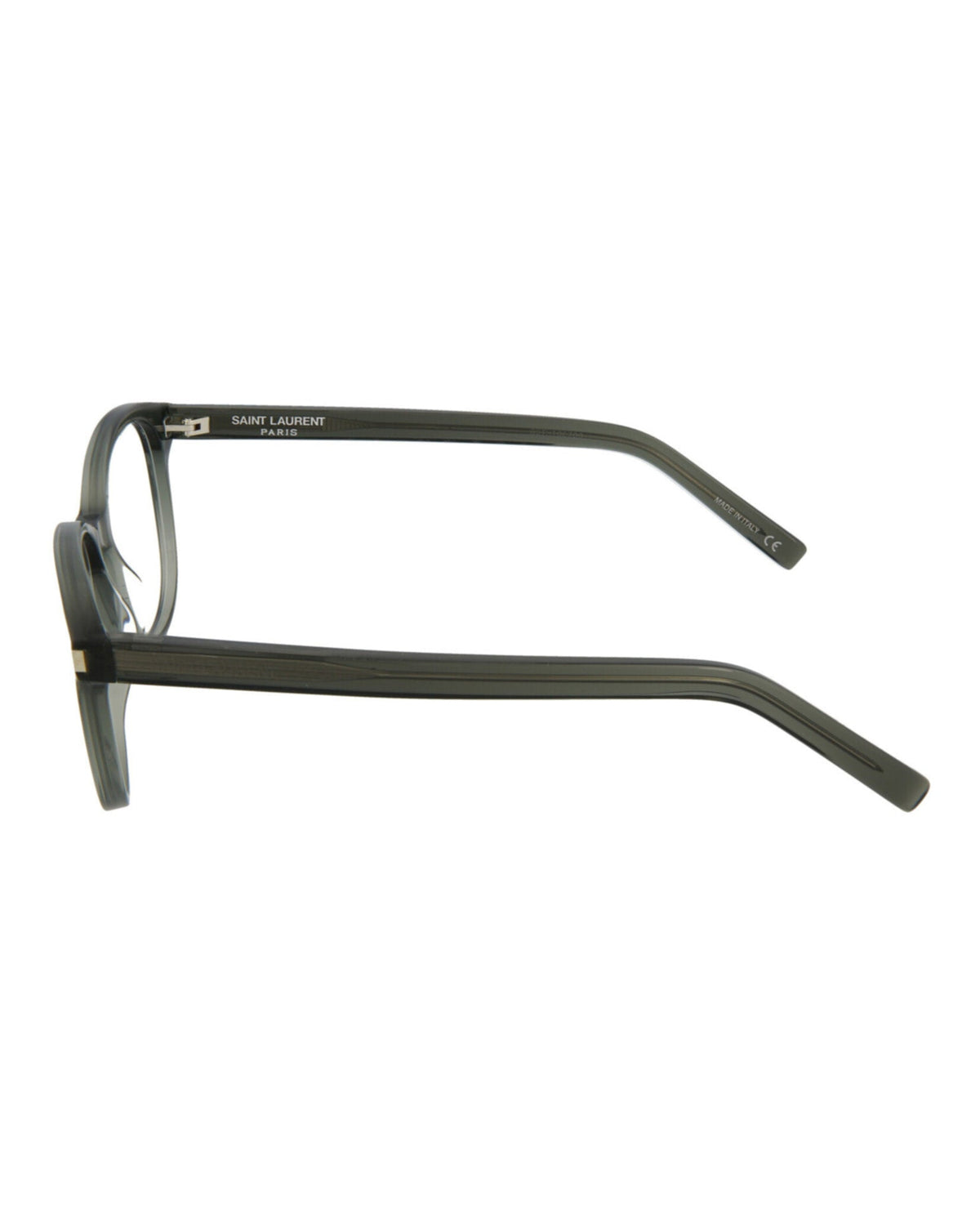 Saint Laurent Round Acetate Optical Glasses 'Green'
