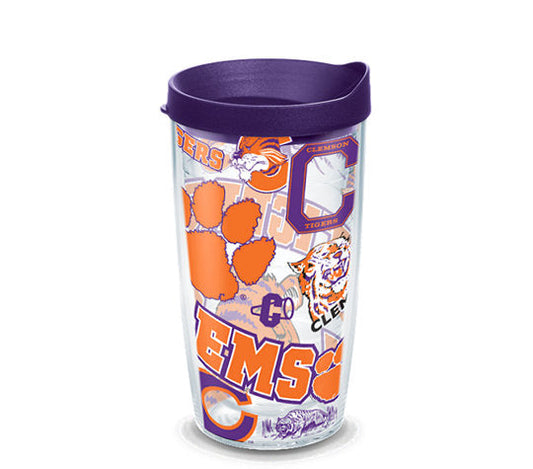 Clemson Tigers - Tervis All Over Plastic Tumbler