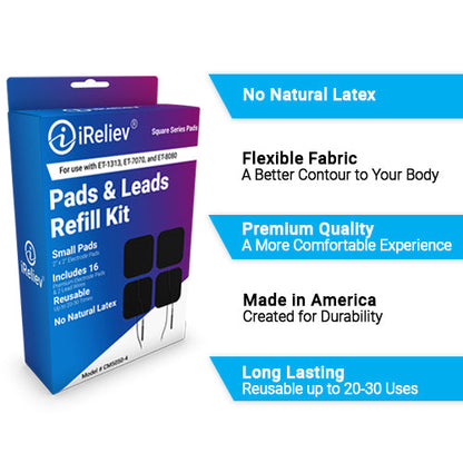 iReliev Wired Small Pads Refill Kit