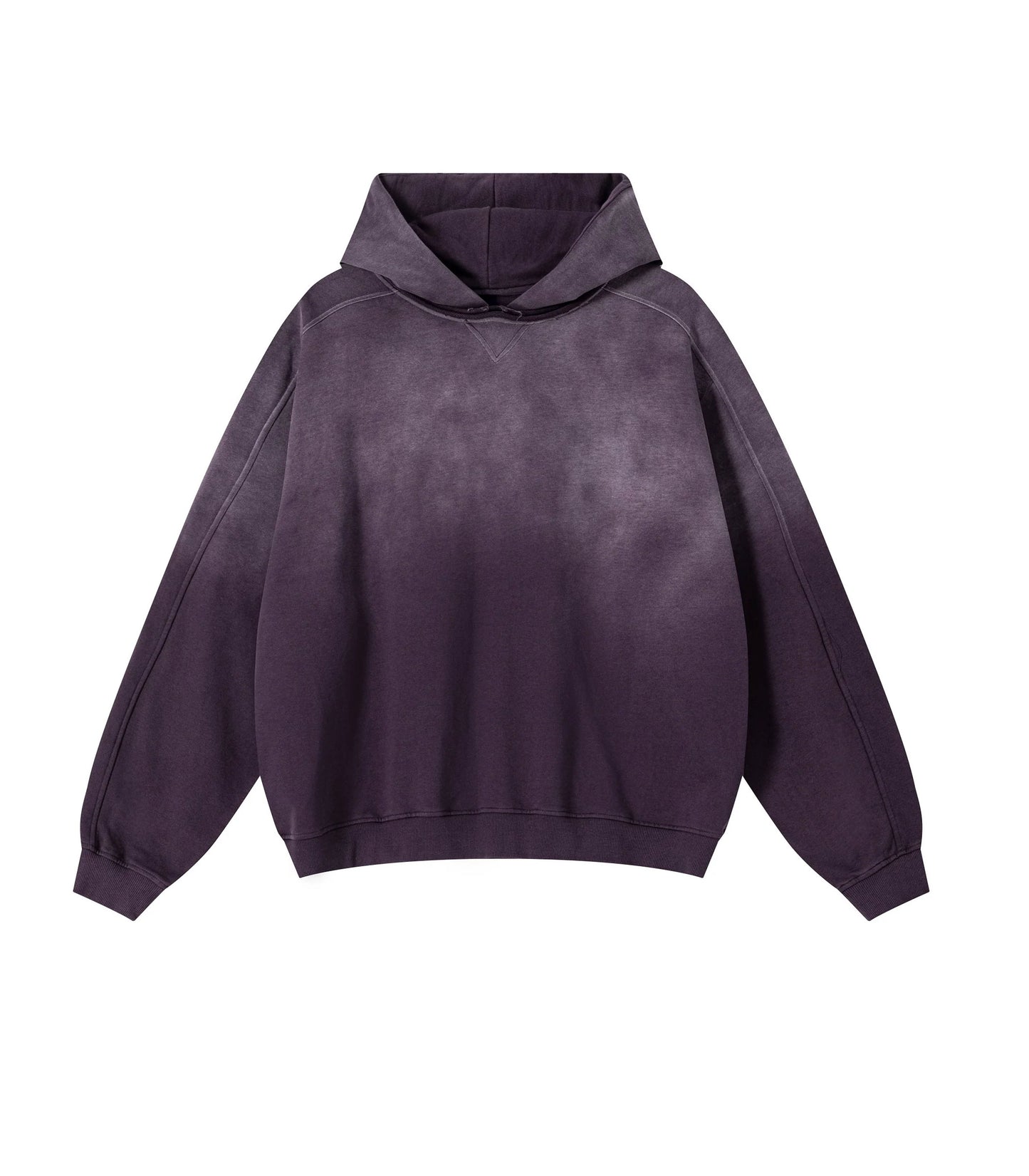 UNDEVELOPED Plum Contrast Panel Hoodie