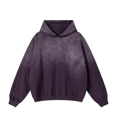 UNDEVELOPED Plum Contrast Panel Hoodie